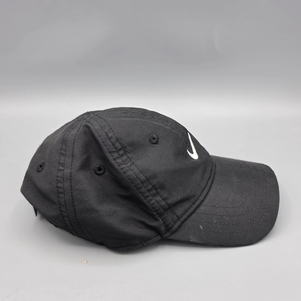Nike Hat Infant OS Black Dri-FIT Swoosh Baseball Cap Adjustable Sport 2748-023 - Picture 4 of 6